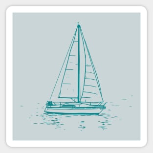 Sailing Gift For Sailors and Skippers Sticker